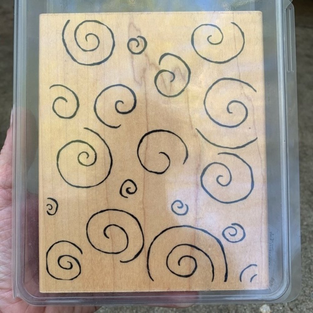Stampin Up! Soft Swirls background stamp